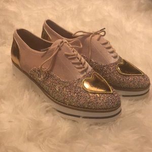Betsey Johnson Walker Platform Oxford